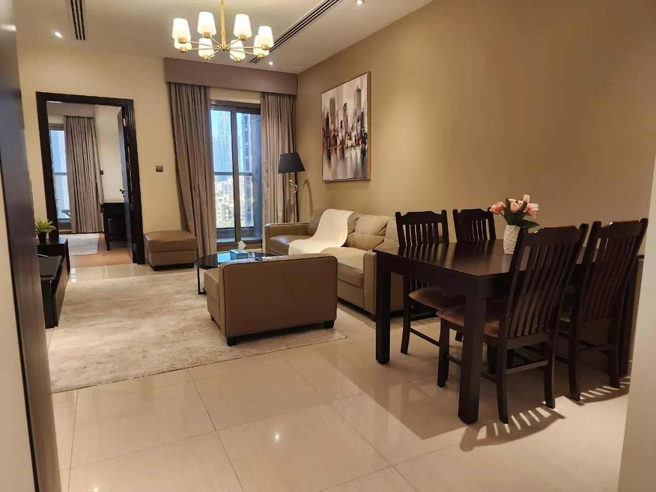 Downtown Burj View Elite Residency 1Br & Hall Дубай